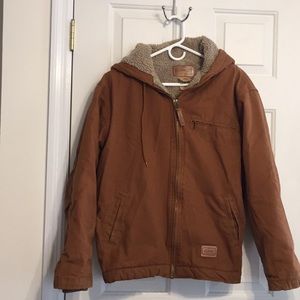 Hooded work jacket